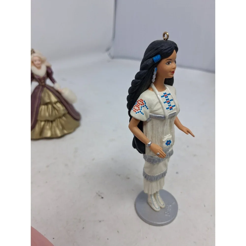 Hallmark Keepsake Barbie Ornament Lot 1996 Holiday Solo Spotlight Navajo 6pc. O